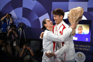 Casal chinês (foto: Arun Sankar/AFP)