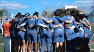 Jogadoras do Cruzeiro (foto: Gustavo Martins/Cruzeiro)