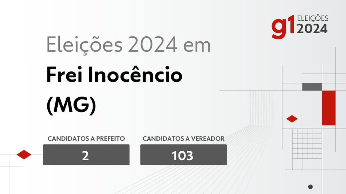 Eleições 2024 em Frei Inocêncio (MG): veja os candidatos a prefeito e a vereador | Eleições 2024 no Vales de Minas