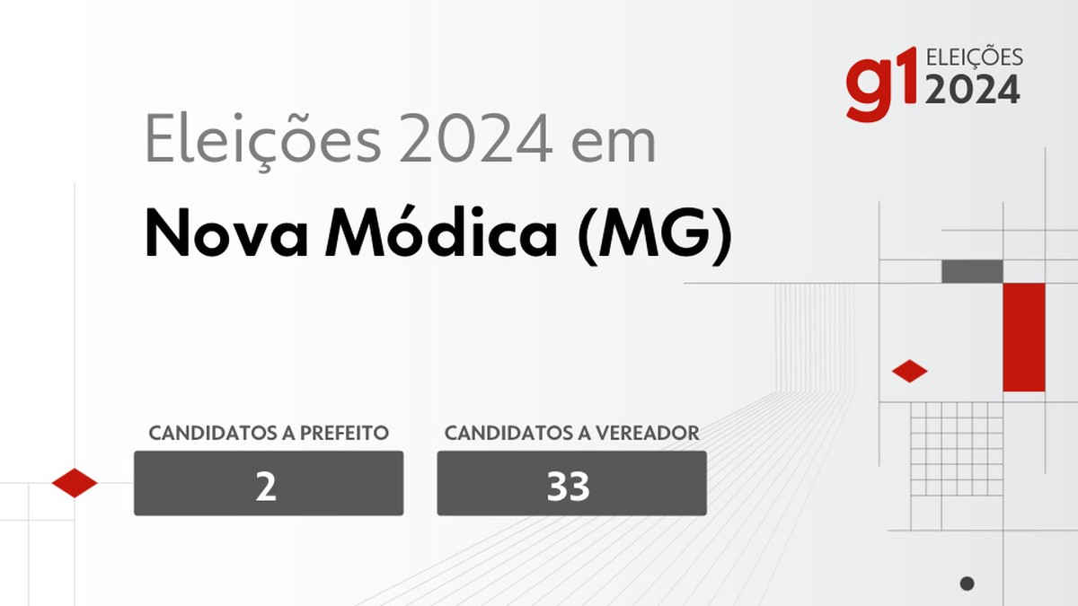 Eleições 2024 em Nova Módica (MG): veja os candidatos a prefeito e a vereador | Eleições 2024 no Vales de Minas