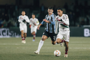 Lance de Grêmio x Fluminense (foto: LUCAS MERÇON / FLUMINENSE F.C)