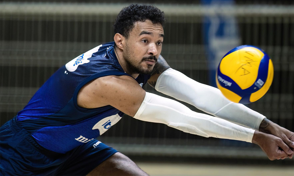 Minas ganhou do JF Vôlei na estreia do Mineiro (foto: Hedgard Moraes/MTC)