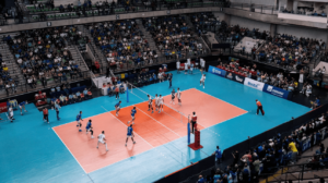 Cruzeiro e Minas pela final do Campeonato Mineiro Masculino de Vôlei em 2023 (foto: Hedgard Moraes)