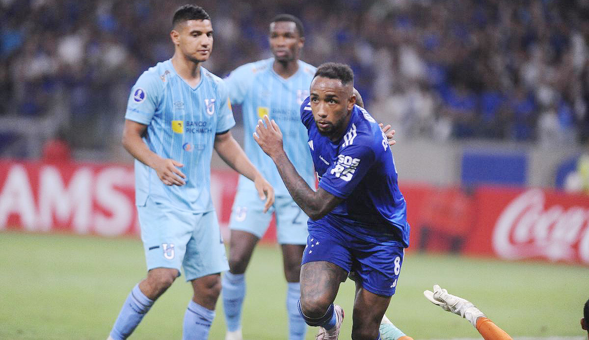 Rafa Silva fez o gol da vitória do Cruzeiro sobre a Universidad Católica