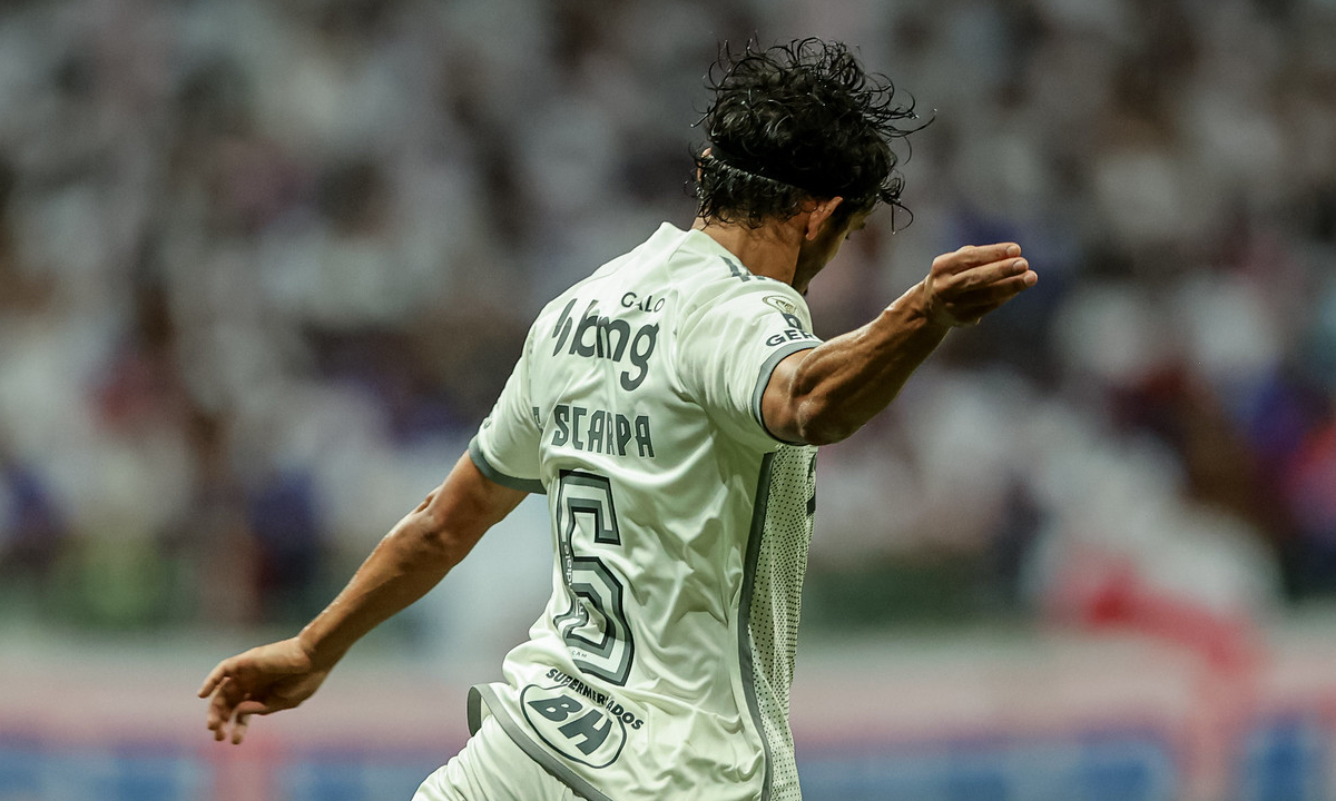 Scarpa foi acionado no segundo tempo na derrota do Atlético para o Bahia (foto: Pedro Souza/Atlético)