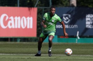 Caio Paulista, lateral-esquerdo do Palmeiras (foto: Cesar Greco/Palmeiras)