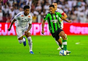 Santos derrotou o América por 2 a 1, na Vila Belmiro, pela Série B (foto: Mourão Panda/América)