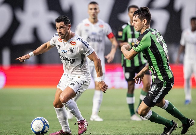 Santos venceu o América por 2 a 1 (foto: Divulgação/Santos)