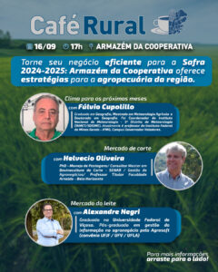 Café Rural no Armazém da Cooperativa: Perspectivas e cenários para a agropecuária em 2024/25