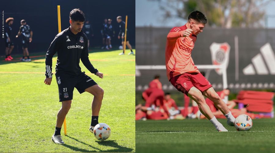 Jogadores em treino (foto: Divulgação / Colo-Colo - River Plate)