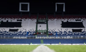 Defensores del Chaco foi palco de Libertad x Cruzeiro (foto: Gustavo Aleixo/Cruzeiro)