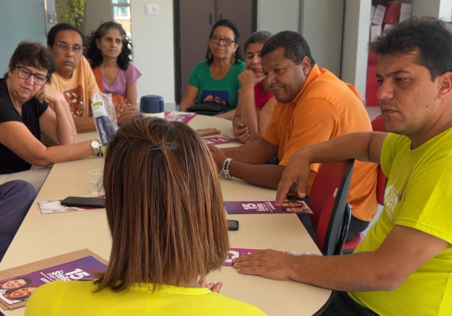 ELEIÇÕES 2024: Doutora Stella Nunes e Diego Motta se reúnem com representantes dos servidores municipais