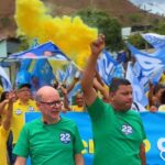 ELEIÇÕES 2024: Neste domingo, Doutor Renato e Ernany movimentaram o Distrito de Cachoeira do Vale