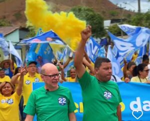 ELEIÇÕES 2024: Neste domingo, Doutor Renato e Ernany movimentaram o Distrito de Cachoeira do Vale