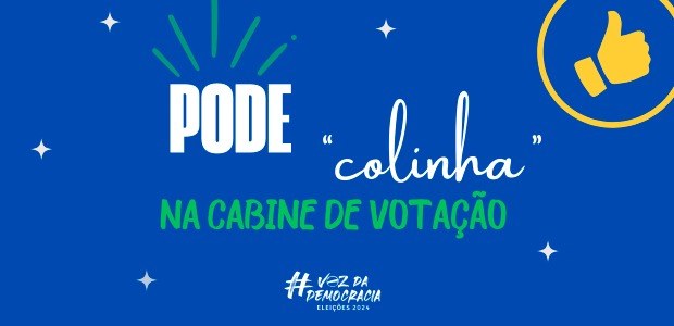 Eleições 2024 – eleitor pode levar “colinha” para a cabine de votação