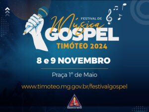 Festival Gospel 2024 movimenta calendário oficial de eventos em Timóteo