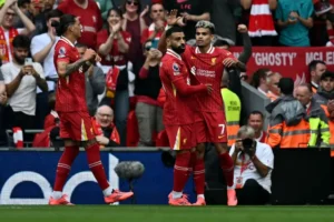 Liverpool fez 3 a 0 sobre o Bournemouth (foto: Paul ELLIS/AFP)