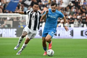 Juventus e Napoli empataram por 0 a 0 (foto: Isabella BONOTTO/AFP)