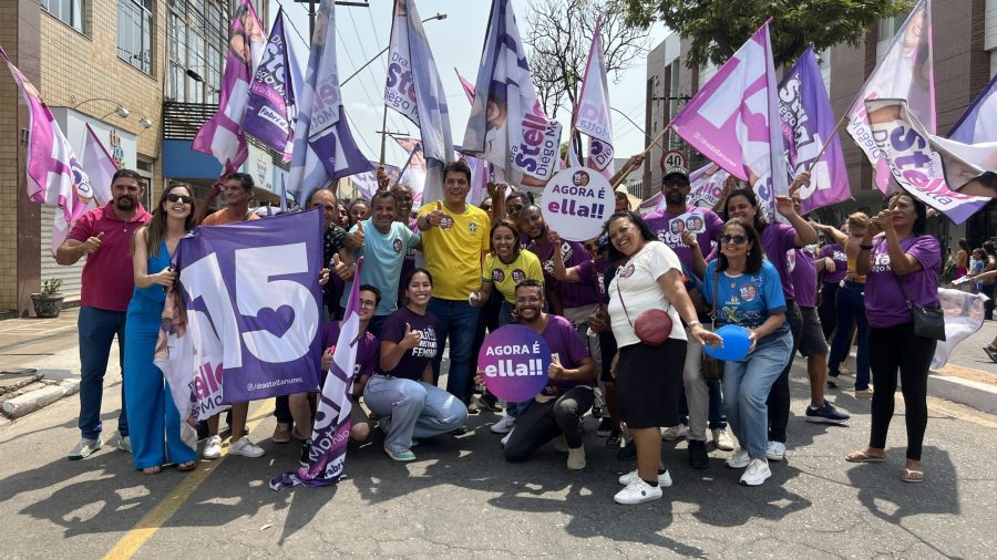 ELEIÇÕES 2024: Onda Lilás continua crescendo em Coronel Fabriciano