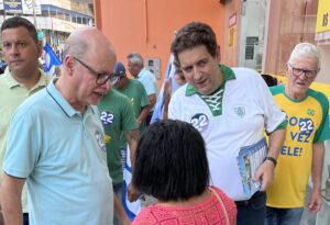 ELEIÇÕES 2024: Doutor Renato, ao lado do prefeito de Fabriciano, visitou o Comércio da Alameda 31 de Outubro