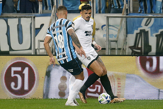 Botafogo e Grêmio se enfrentam pelo Brasileiro (foto: Vitor Silva/Botafogo)