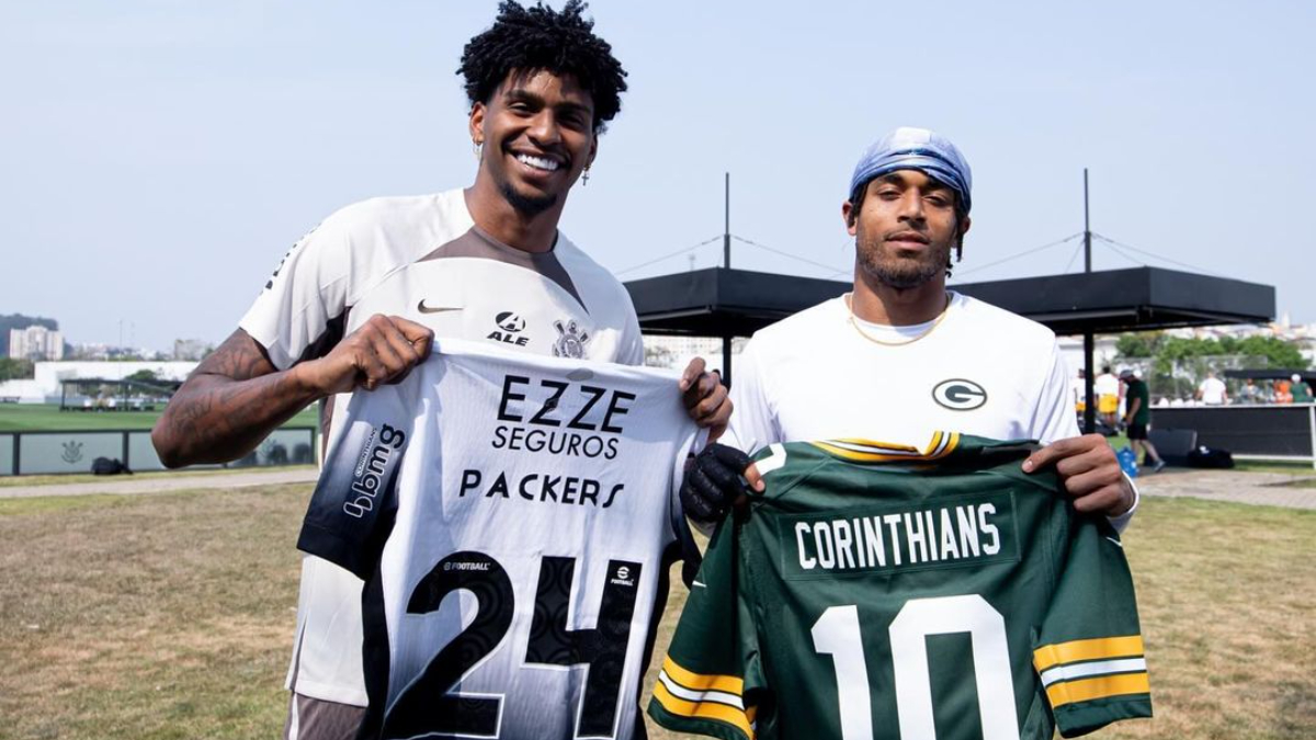 Palmeiras zoa Corinthians após rival receber camisa verde de time da NFL