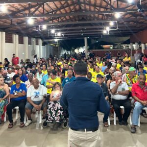 Encontro de Capitão Vítor e Marcelo Martins no Clube dos Aposentados Mobiliza Eleitores