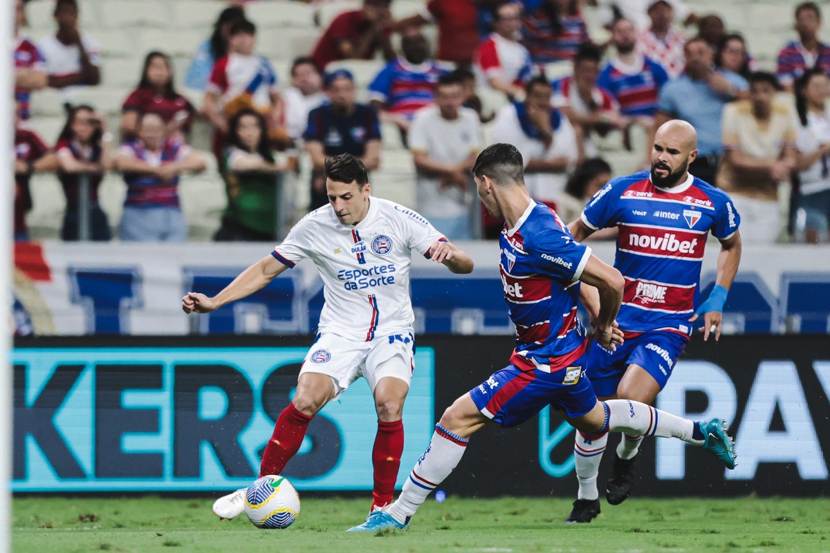 Lance de Fortaleza x Bahia (foto: Letícia Martins / EC Bahia)