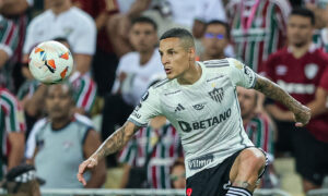 Arana durante Fluminense 1 x 0 Atlético (foto: Pedro Souza/Atlético)