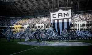 Torcida do Atlético na Arena MRV (foto: Pedro Click/Atlético)