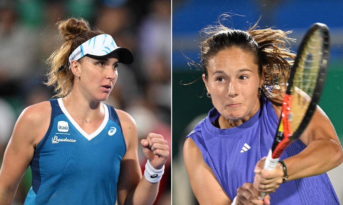 Beatriz Haddad Maia e Daria Kasatkina disputam o título do WTA 500 de Seul (foto: Jung Yeon-je/AFP)