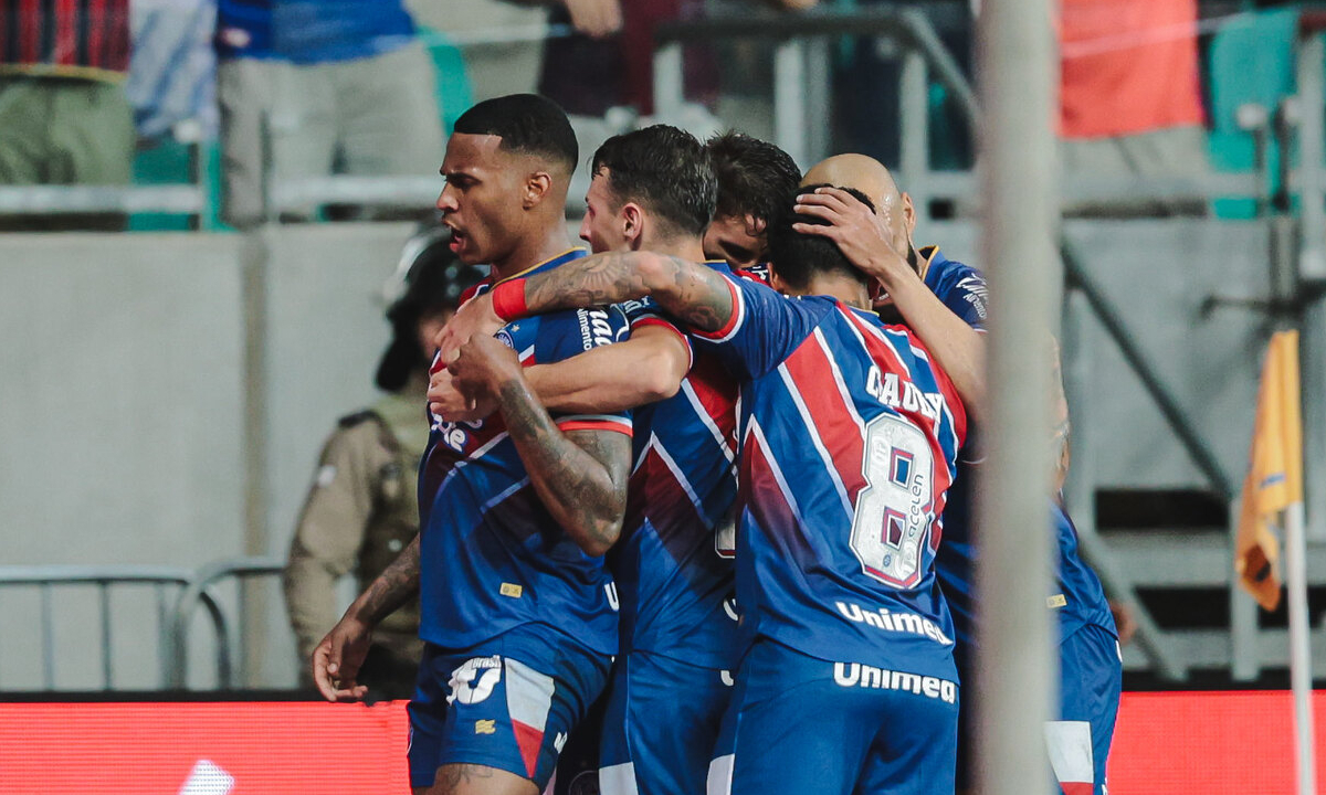 Bahia fez três gols nos segundo tempo para vencer o Atlético no Brasileiro (foto: Letícia Martins/EC Bahia)