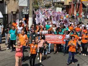 ELEIÇÕES 2024: Mulheres realizam caminhada em apoio a Eduardo e Lelé