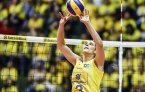 Dani Lins pela Seleção Brasileira Feminina de Vôlei em 2019 (foto: Wander Roberto/Inovafoto/CBV)