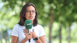 Kin Saito deixou o cargo de diretora de futebol feminino do Cruzeiro nesta terça-feira (foto: Alexandre Guzanshe/EM/D.A Press)