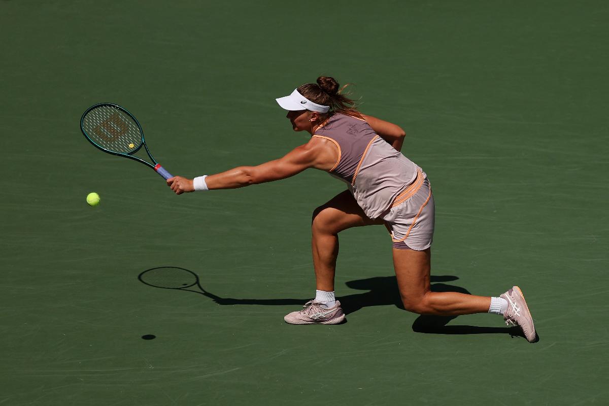 Bia Haddad Maia perdeu para Karolina Muchova nas quartas de final do US Open (foto: Sarah Stier/Getty Images/AFP)