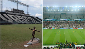 São Januário e Maracanã, estádios tradicionais no Rio de Janeiro (foto: Montagem com imagens de Mauro Pimentel/AFP e Pablo Porciuncula/AFP)