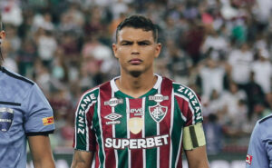 Thiago Silva, zagueiro do Fluminense, antes de jogo contra o Atlético pela Libertadores (foto: Lucas Merçon/Fluminense)