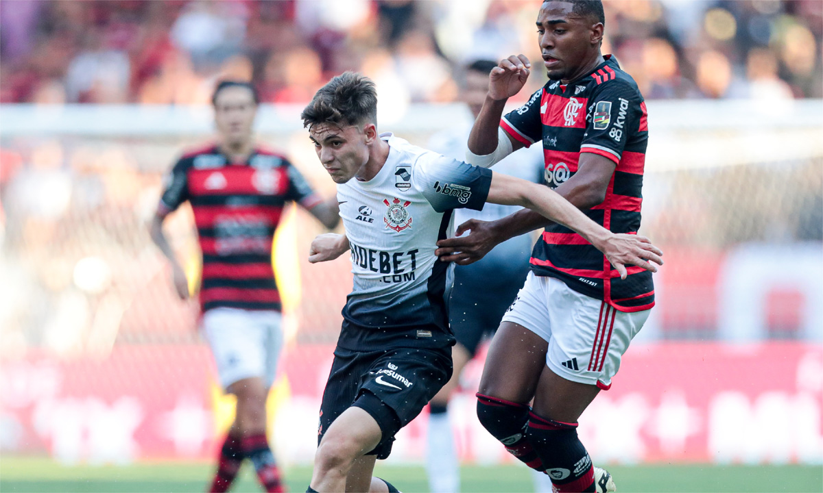 Corinthians perdeu para o Flamengo por 2 a 0 no turno do Brasileirão (foto: Rodrigo Coca/Agência Corinthians)