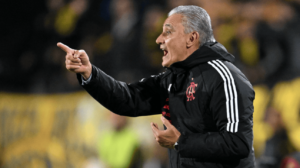 Tite, técnico do Flamengo (foto: Eitan Abramovich/AFP)