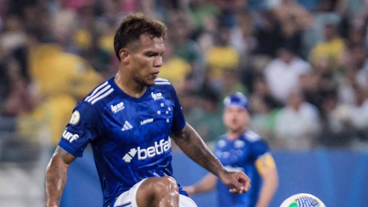 Gabriel Veron, jogador do Cruzeiro (foto: Gustavo Aleixo/Cruzeiro)