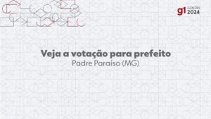 Eleições 2024: Diego, do SOLIDARIEDADE, é eleito prefeito de Padre Paraíso no 1º turno