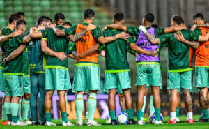 América em jogo da Série B (foto: Mourão Panda/América)