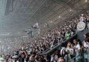 Torcida do Atlético na Arena MRV (foto: Pedro Souza/Atlético)