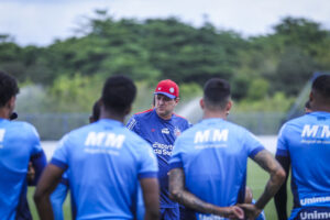 Bahia é treinado pelo técnico Rogério Ceni (foto: Rafael Rodrigues/Bahia)