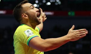 Brasil lidera o ranking de maiores campeões do Mundial de Futsal (foto: Fifa/Divulgação)