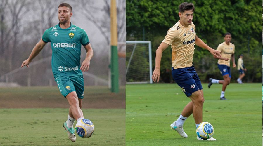 Jogadores em treino (foto: Divulgação / Erico Leonan - saopaulofc / Cuiabá )