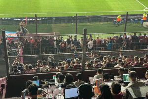 Arquibancada do estádio do Lanús (foto: Lucas Bretas / No Ataque)