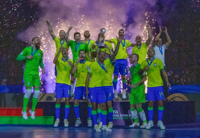 Hexa ou octa? Entenda a controvérsia sobre os títulos do Brasil no Mundial de Futsal