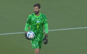 Alisson, goleiro da Seleção Brasileira (foto: Lucas Figueiredo/CBF)